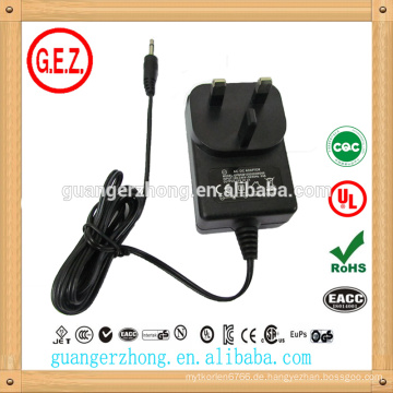 UK-Adapter CE-, CB-, UL-, FCC-, KC-, CUL-, PSE-, C-TICK-, ROHS-, GS-, EMC